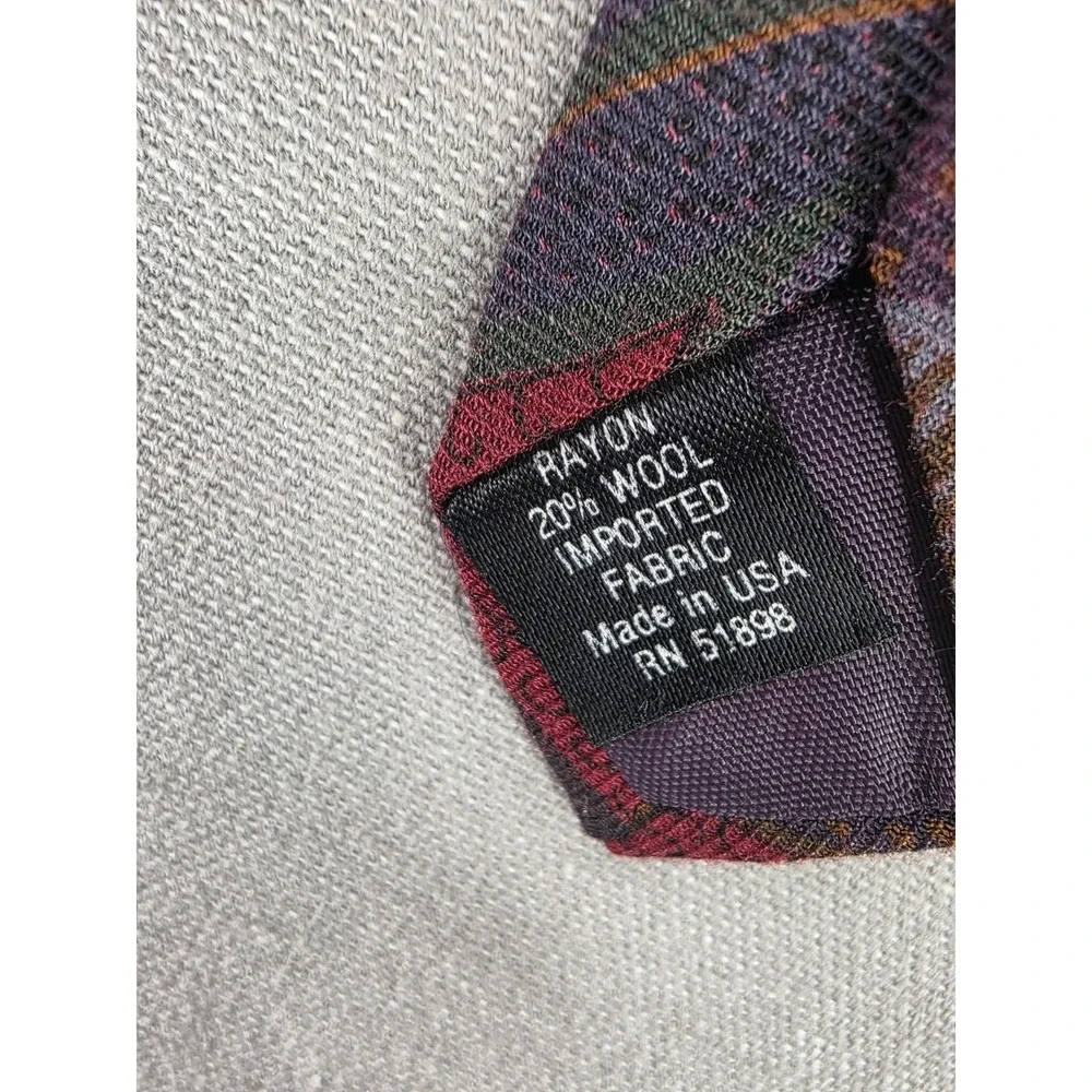 Vintage Banana Republic Safari & Travel Clothing Co Mens Tie Wool‎ Rayon 4x56